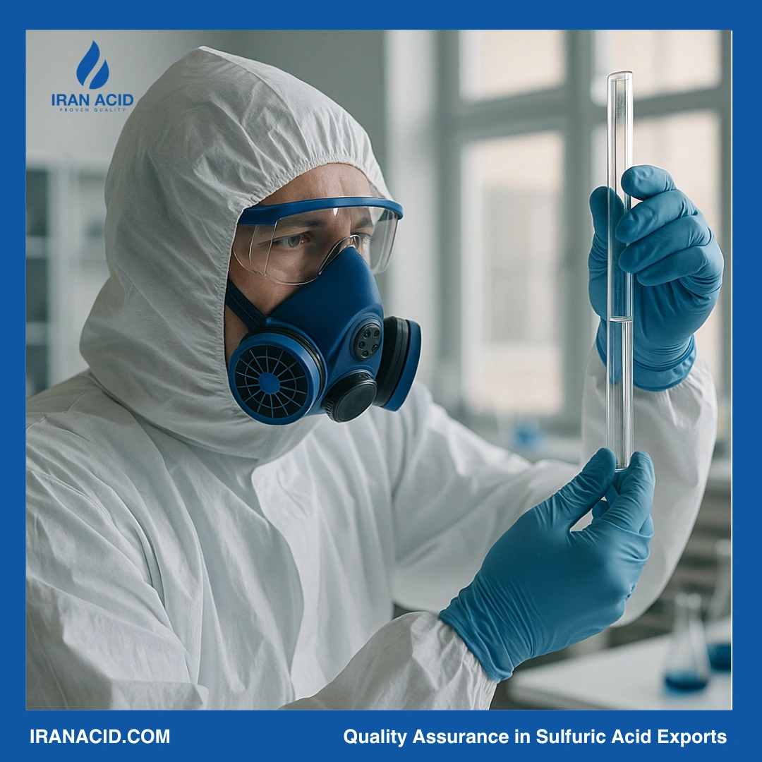 quality assurance in sulfuric acid exports