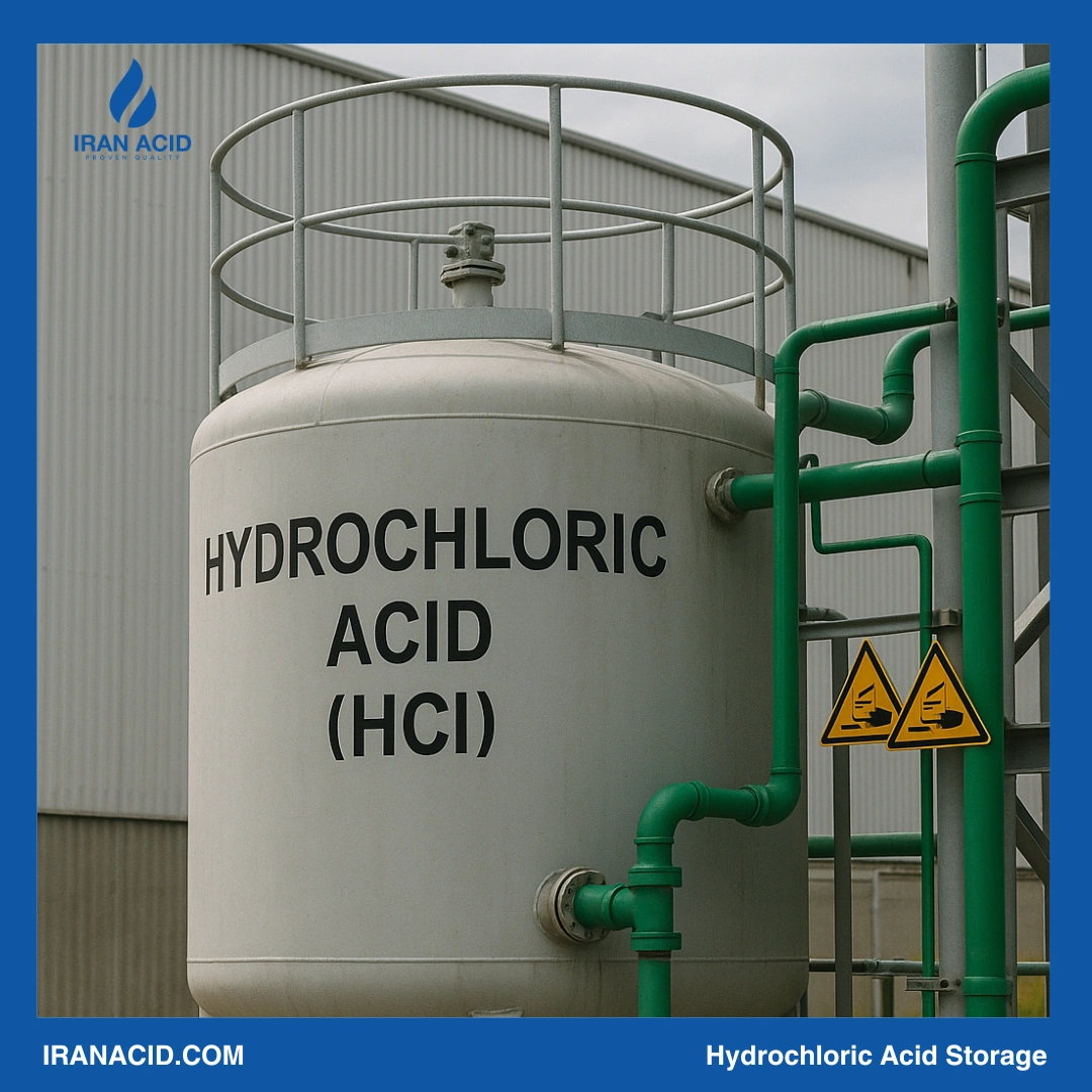 Hydrochloric acid storage photo
