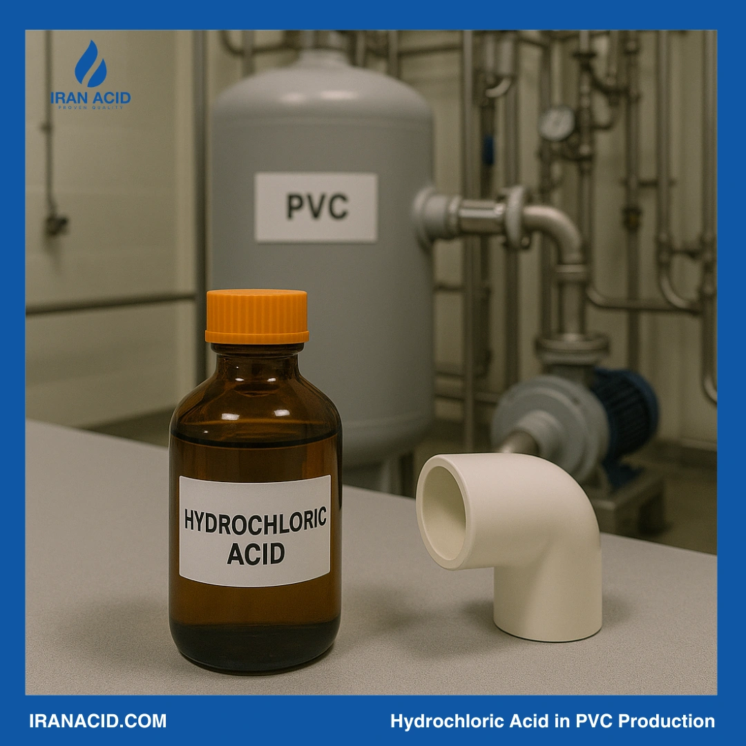 hydrochloric acid in PVC production