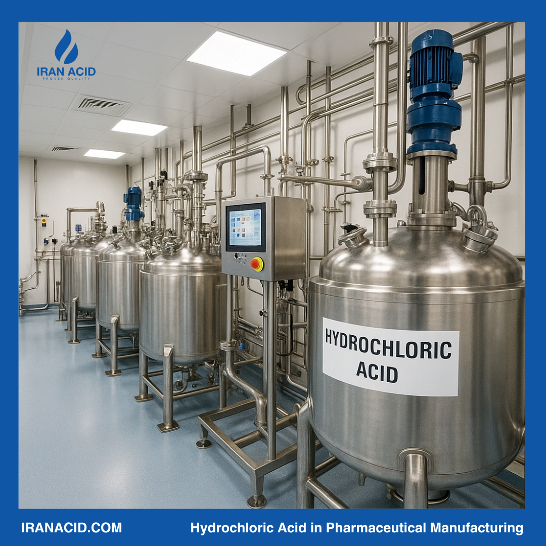 hydrochloric acid in pharmaceutical manufacturing