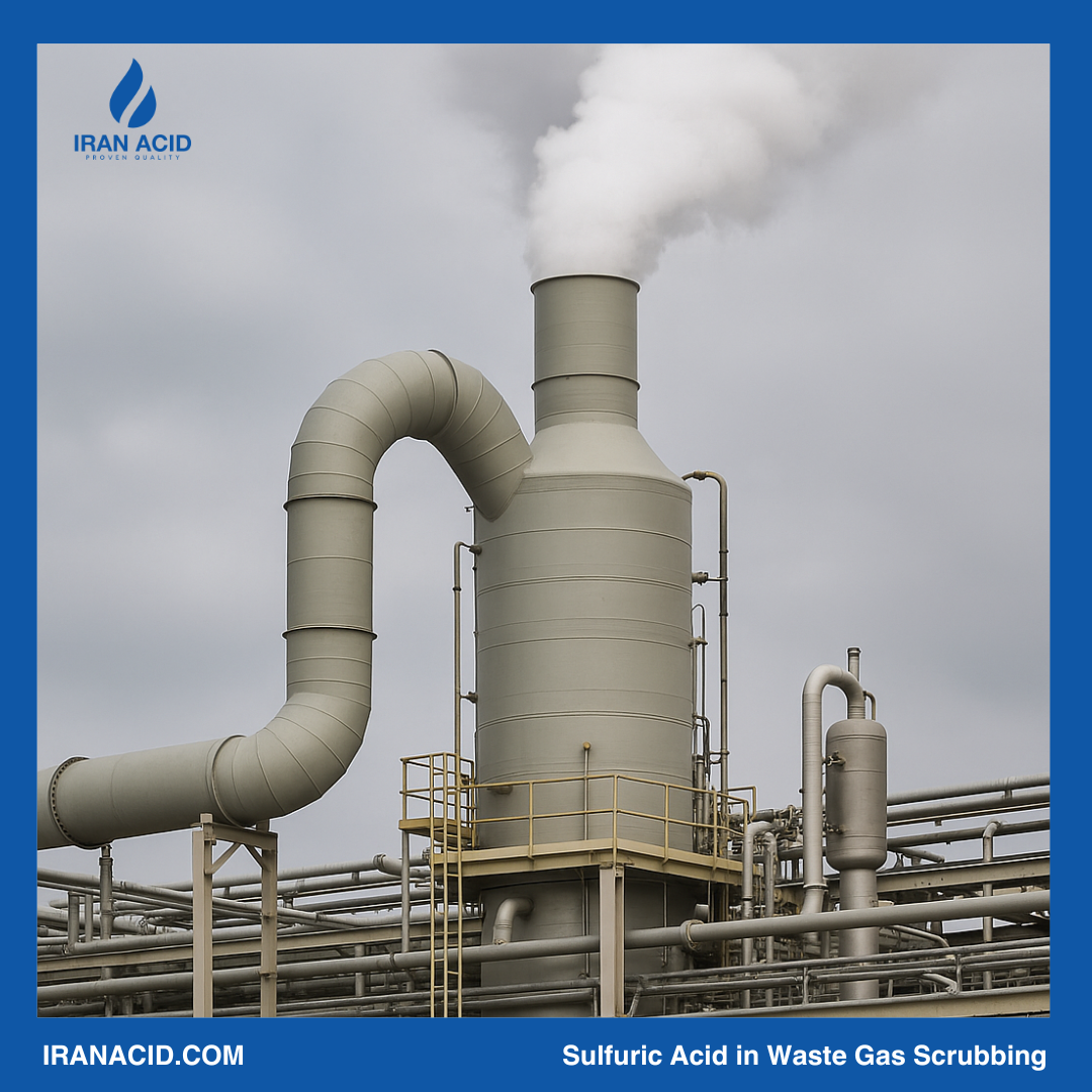 sulfuric acid in waste gas scrubbing