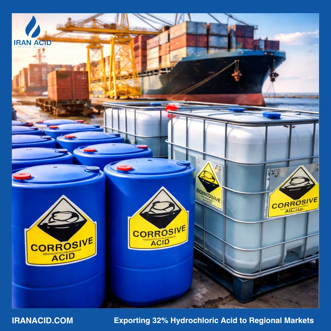 Exporting 32% Hydrochloric Acid to Regional Markets