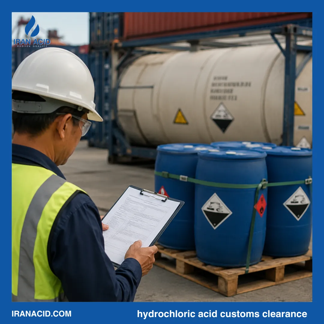 hydrochloric acid customs clearance
