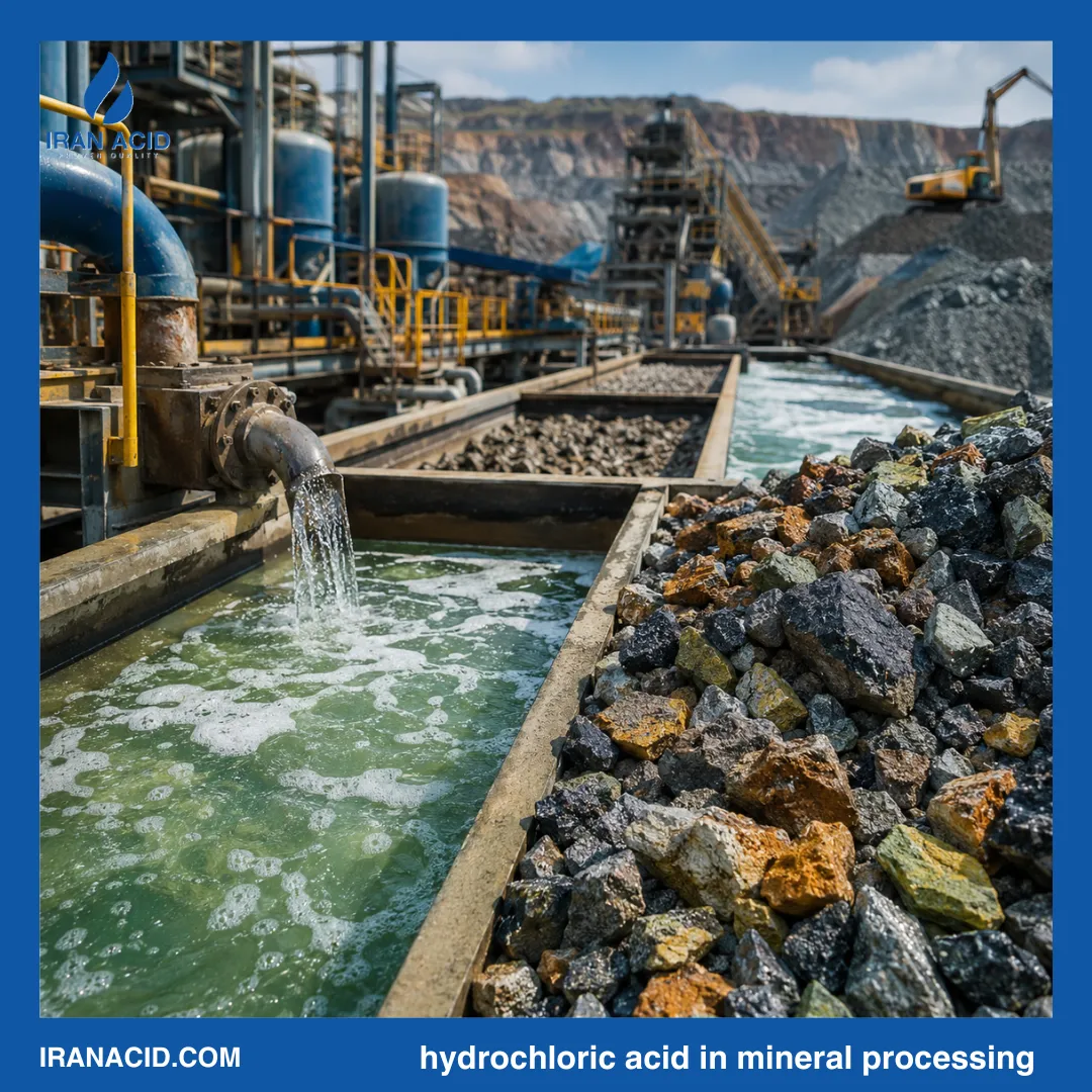 hydrochloric acid in mineral processing