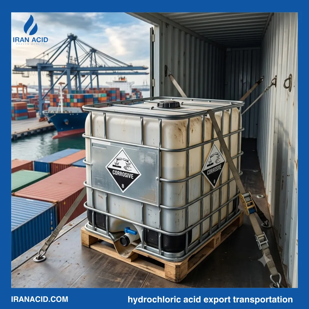 hydrochloric acid export transportation