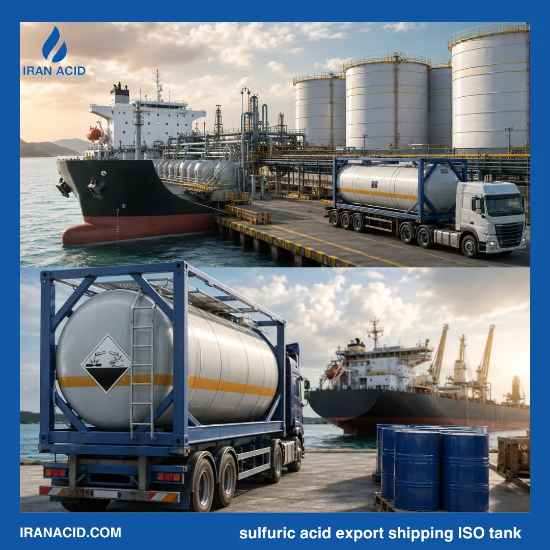 sulfuric acid export shipping ISO tank